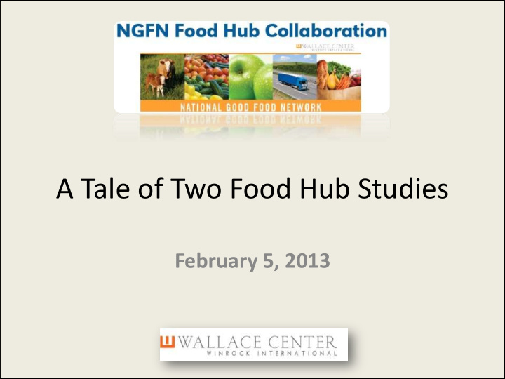 a tale of two food hub studies
