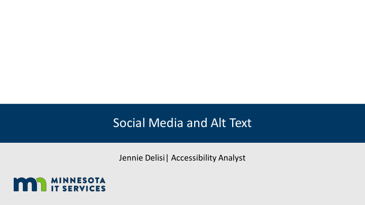social media and alt text