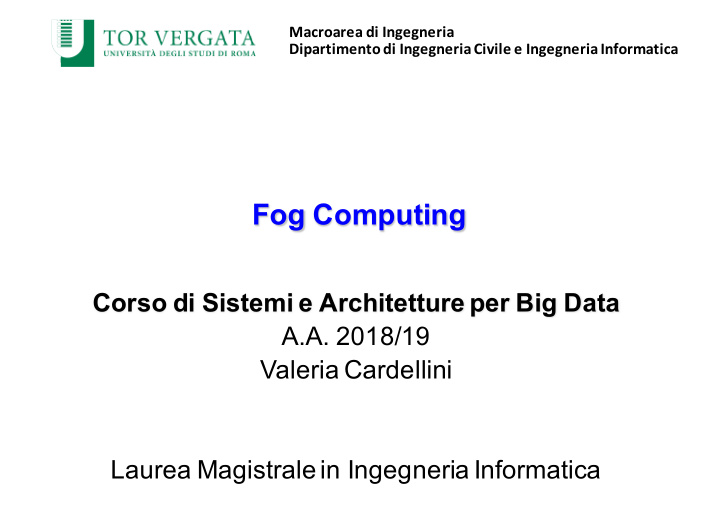 fog computing