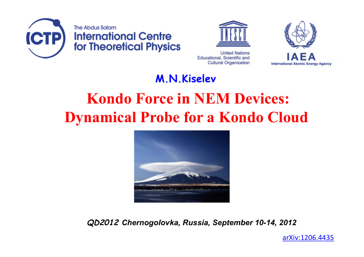 kondo force in nem devices dynamical probe for a kondo