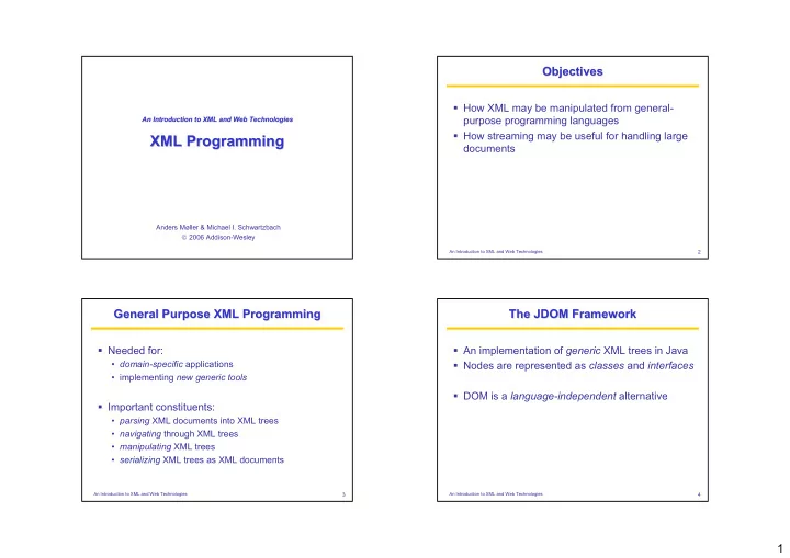 xml programming xml programming