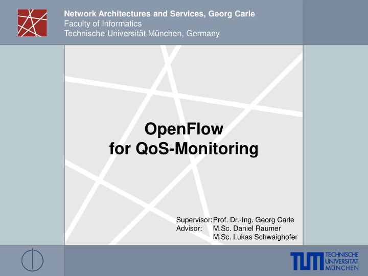 openflow for qos monitoring