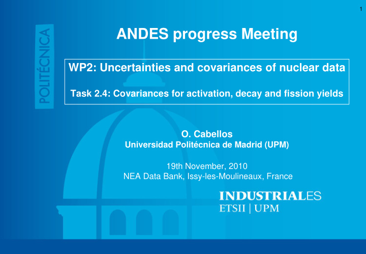 andes progress meeting