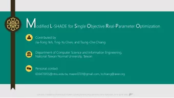 Introduction  CEC 2019 Competitions  CEC-C02 Competition on &quot;Evolutionary Multi-task