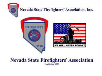 Nevada State Firefighters Association  Established 1935  Nevada State Firefighters