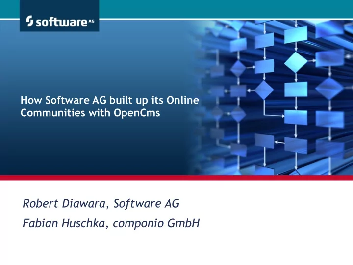 robert diawara software ag fabian huschka componio gmbh