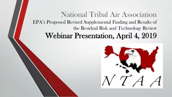web webinar nar pr pres esentation entation ap apri ril l