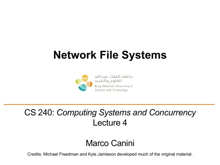 network file systems