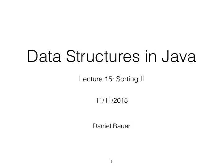 data structures in java