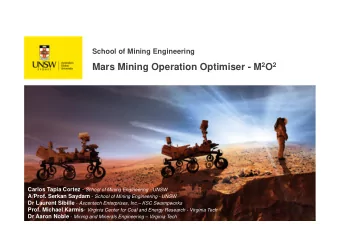 Harvesting Martian  Resources to create fuel,  water, oxygen and building  materials.