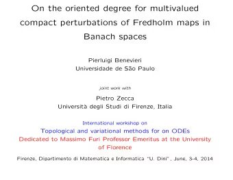 On the oriented degree for multivalued  compact perturbations of Fredholm maps in  Banach spaces