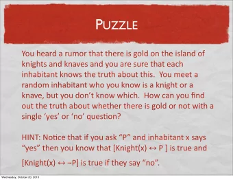 E QUIVALENCE IN FOL  Wednesday, 20 October  Wednesday, October 20, 2010 F IRST -O RDER V ALIDITY
