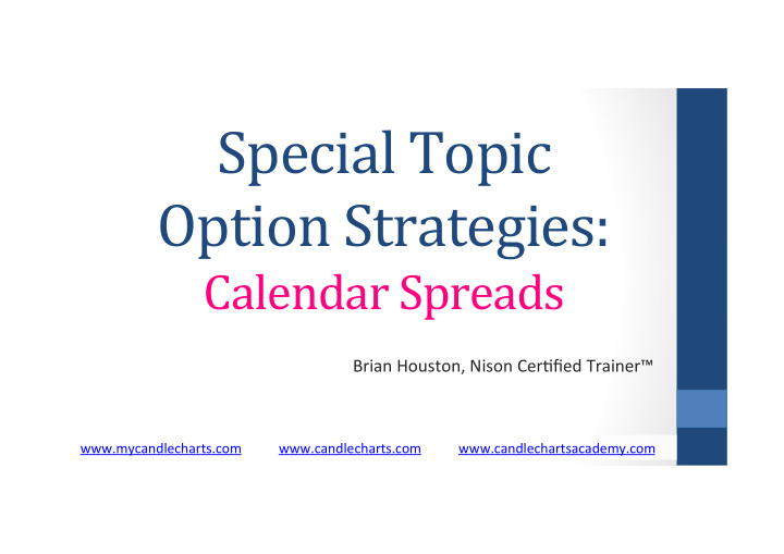 special topic option strategies