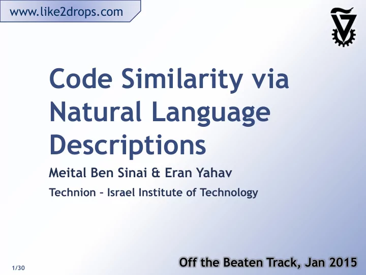 code similarity via