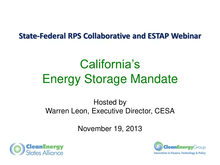 state federal rps collaborative and estap webinar