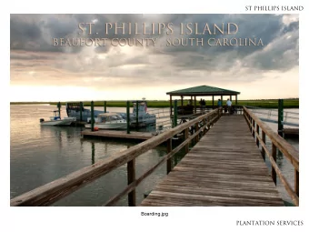 ST PHILLIPS ISLAND  PLANTATION SERVICES  Boarding.jpg  ST PHILLIPS ISLAND  PLANTATION SERVICES