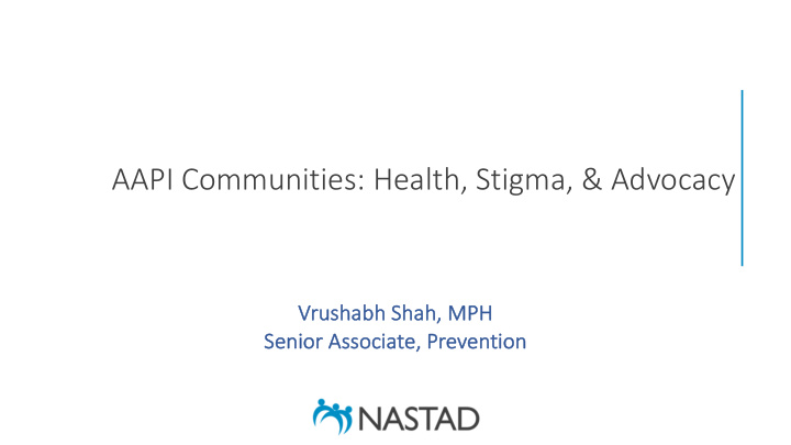 aapi communities health stigma advocacy