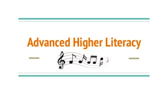 Advanced Higher Literacy  What do you need to know?  Identifying/inserting chords to cadence points