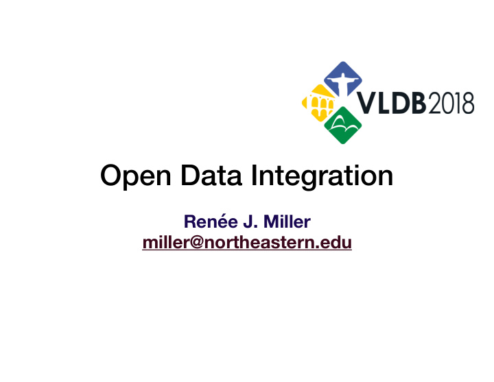 open data integration