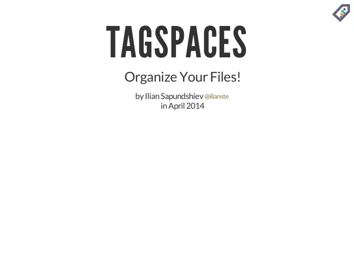 tagspaces