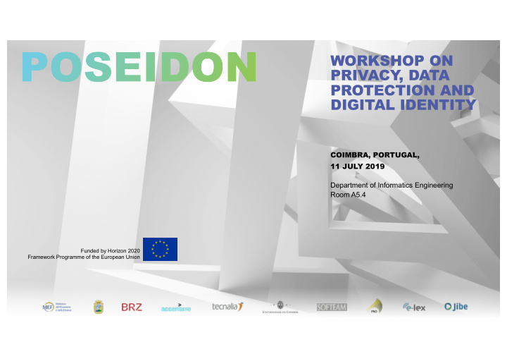 workshop on privacy data protection and digital identity