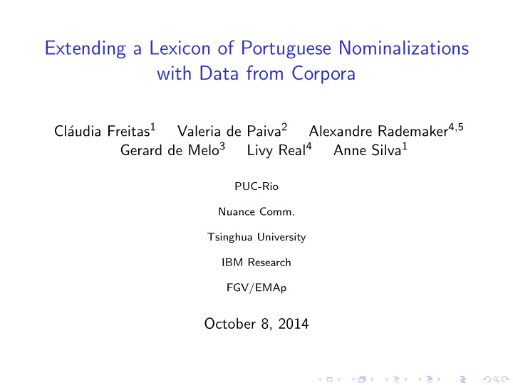 extending a lexicon of portuguese nominalizations with