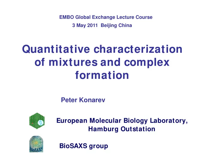 quantitative characterization quantitative
