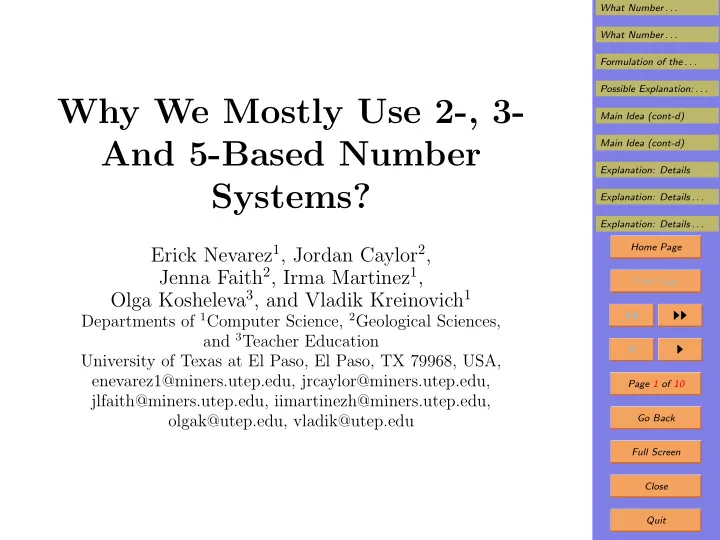 why we mostly use 2 3