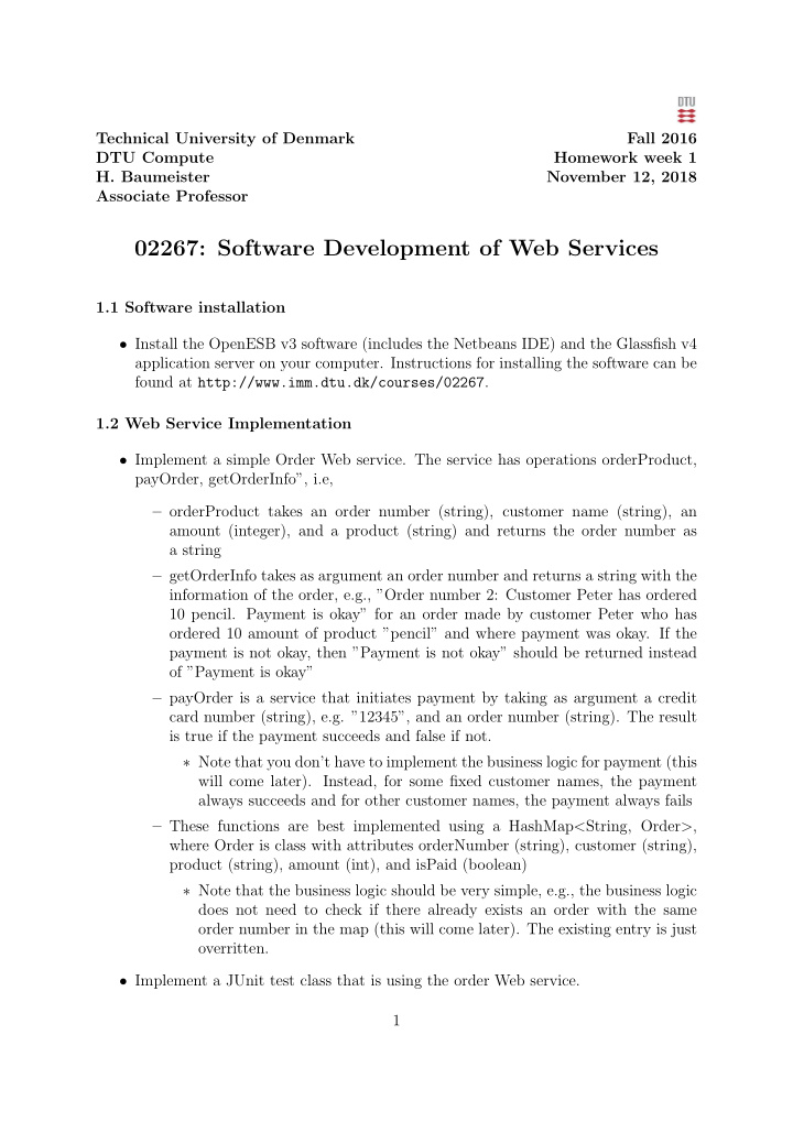02267 software development of web services