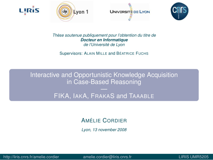 interactive and opportunistic knowledge acquisition in