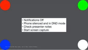 Curt CliftonThe Omni Group. Jan 8, 2015, Seattle Xcoders  1  Developing with  WatchKit 1.0  Curt