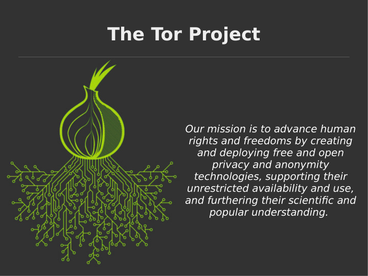 the tor project