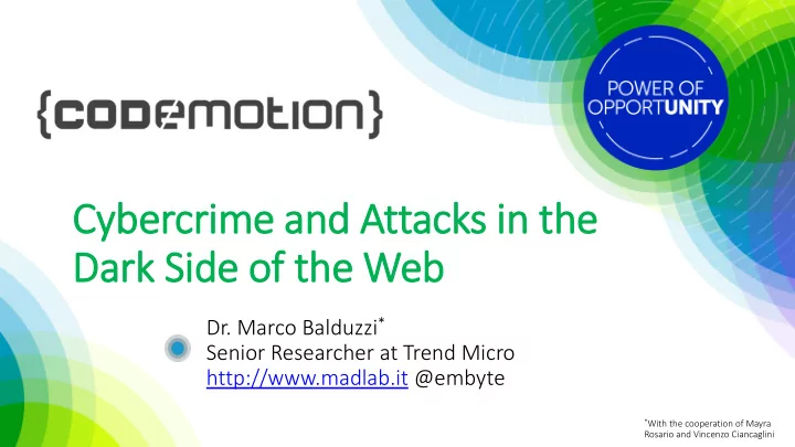 cybercrime and attacks in in the