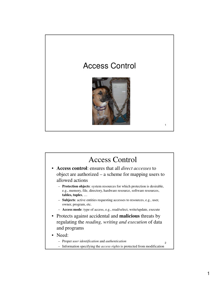 access control access control