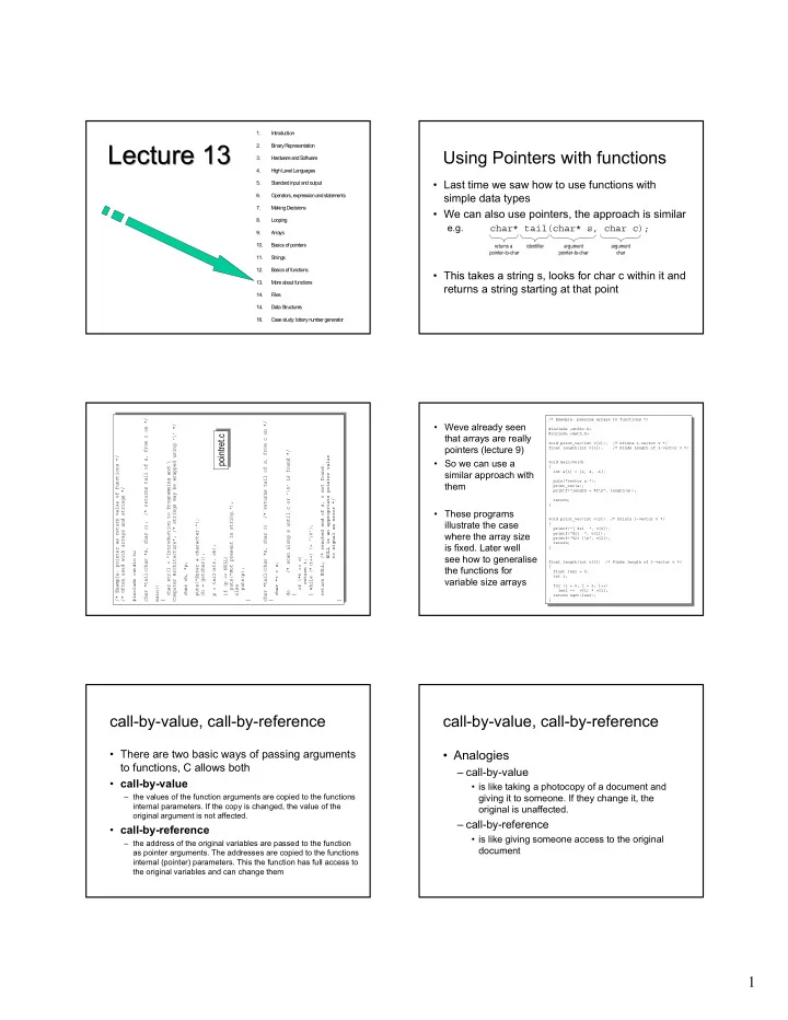 lecture 13 lecture 13