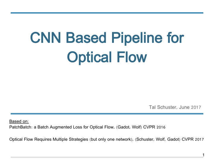 cnn ba cnn based ed pi pipeline peline for or