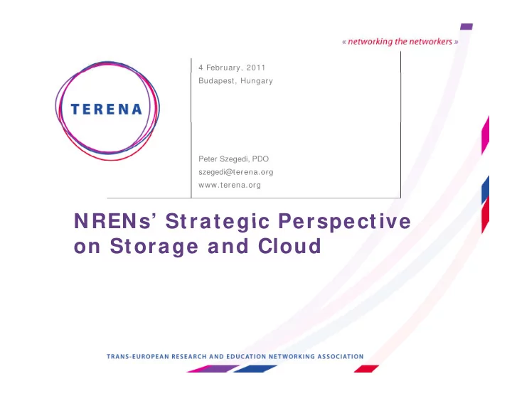nrens strategic perspective nrens strategic perspective