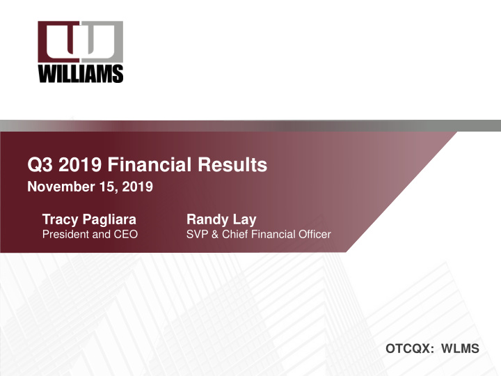 q3 2019 financial results