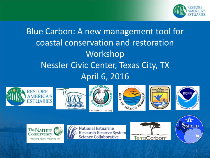 blue carbon a new management tool for
