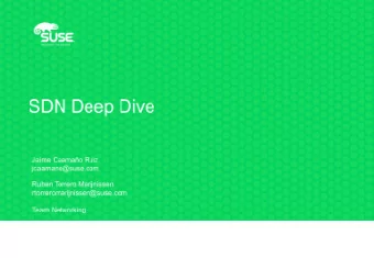 Topics  Why SDN?  What is SDN?  SDN in OpenStack and K8s  Overview of SDN controllers