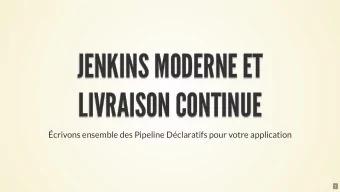 JENKINS MODERNE ET  JENKINS MODERNE ET  JENKINS MODERNE ET  JENKINS MODERNE ET  JENKINS MODERNE ET