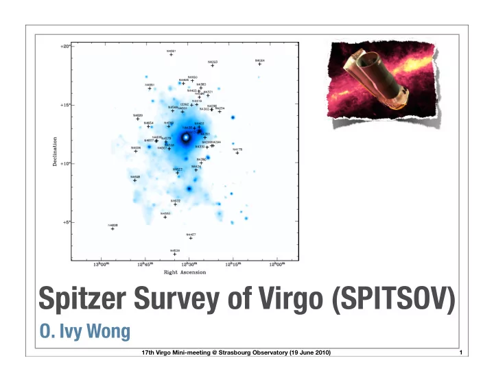 spitzer survey of virgo spitsov