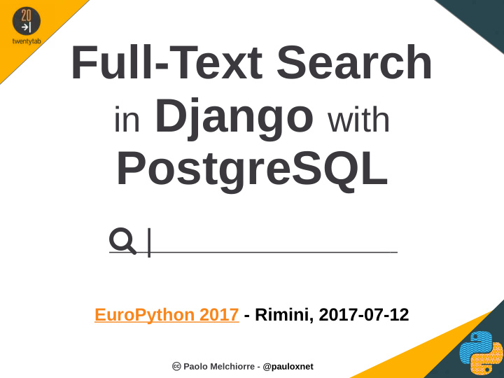 full text search in django with postgresql
