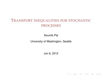 P ROBLEM 1  How to show concentration of the shape of market weights?  Fix J  N . Linear