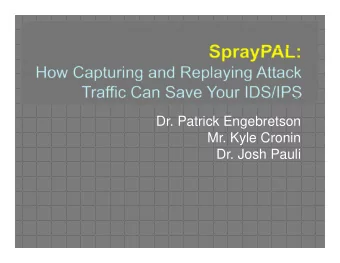 Dr. Patrick Engebretson  Mr. Kyle Cronin  Dr. Josh Pauli 1. Introductions  Introductions  1 2. Why