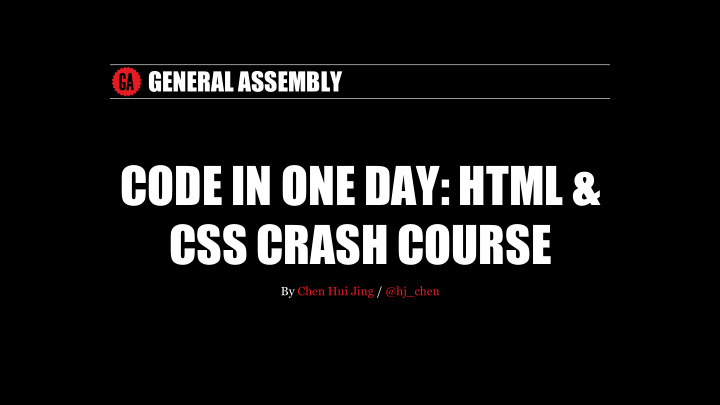 code in one day html css crash course