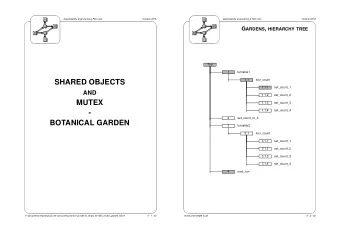 SHARED OBJECTS  1.1  incr_count  1.1.1  set_count_1 AND  1.1.2  set_count_2  MUTEX  1.1.3