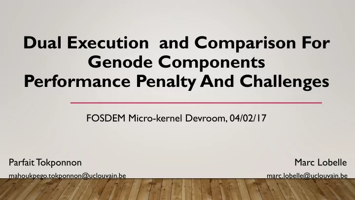 genode components