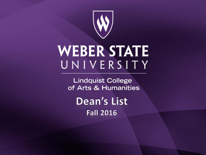 dean s list fall 2016