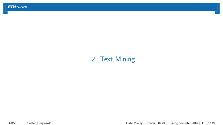 2 text mining